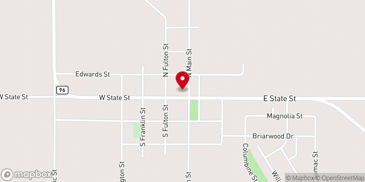 Map showing location of Payson Southern Baptist Church