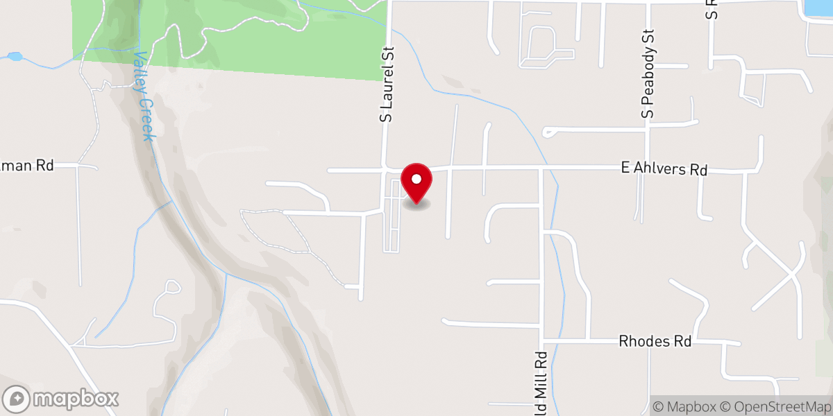 Map showing location of Independent Bible Church