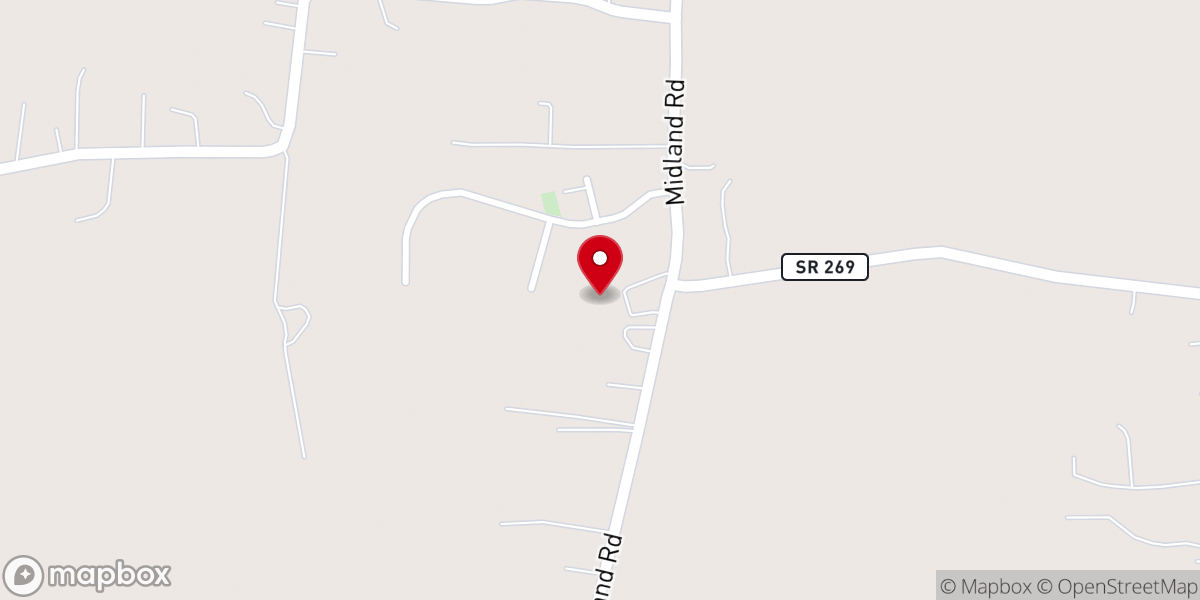 Map showing location of Redemption Baptist Church