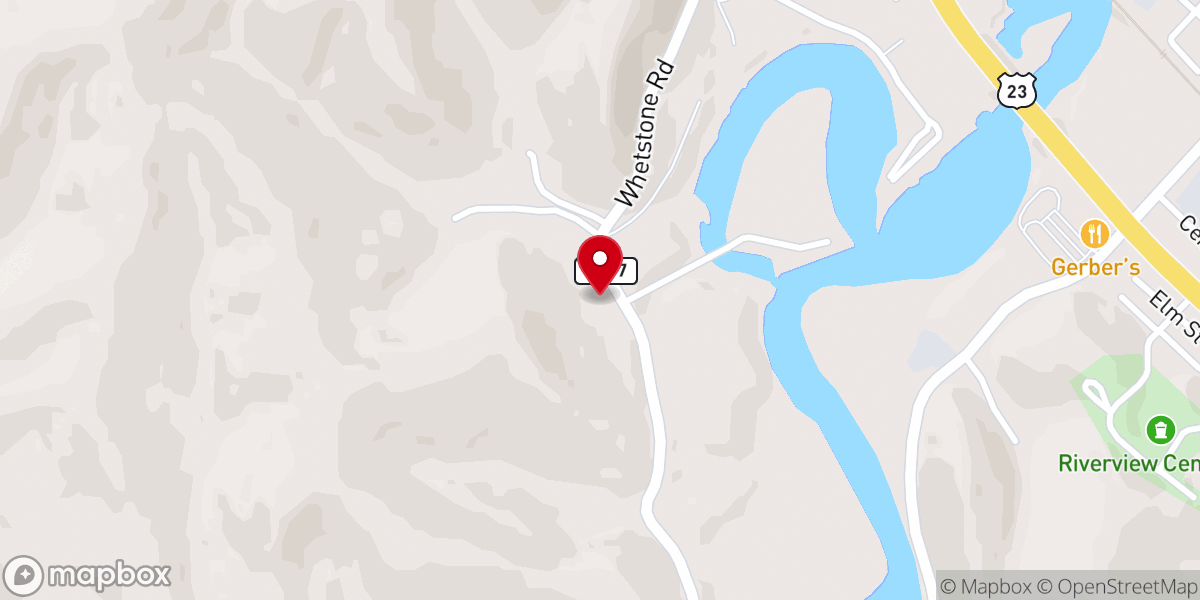 Map showing location of Cornerstone Pentecostal Church