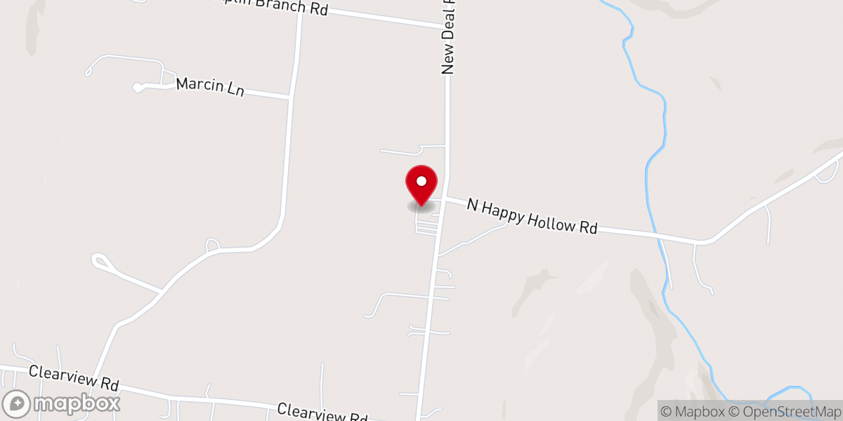 Map showing location of Mt Pleasant General Baptist Church