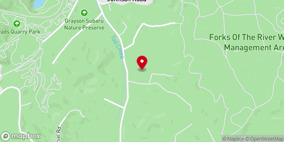 Map showing location of Island Home Assembly of God Church