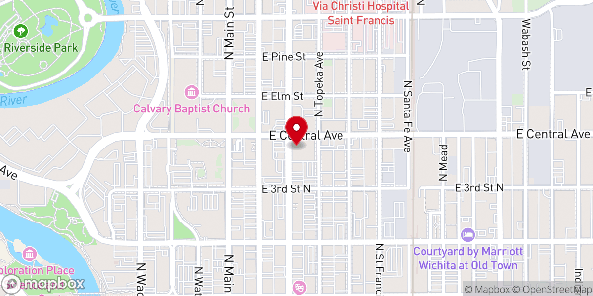 Map showing location of Cathedral of the Immaculate Conception
