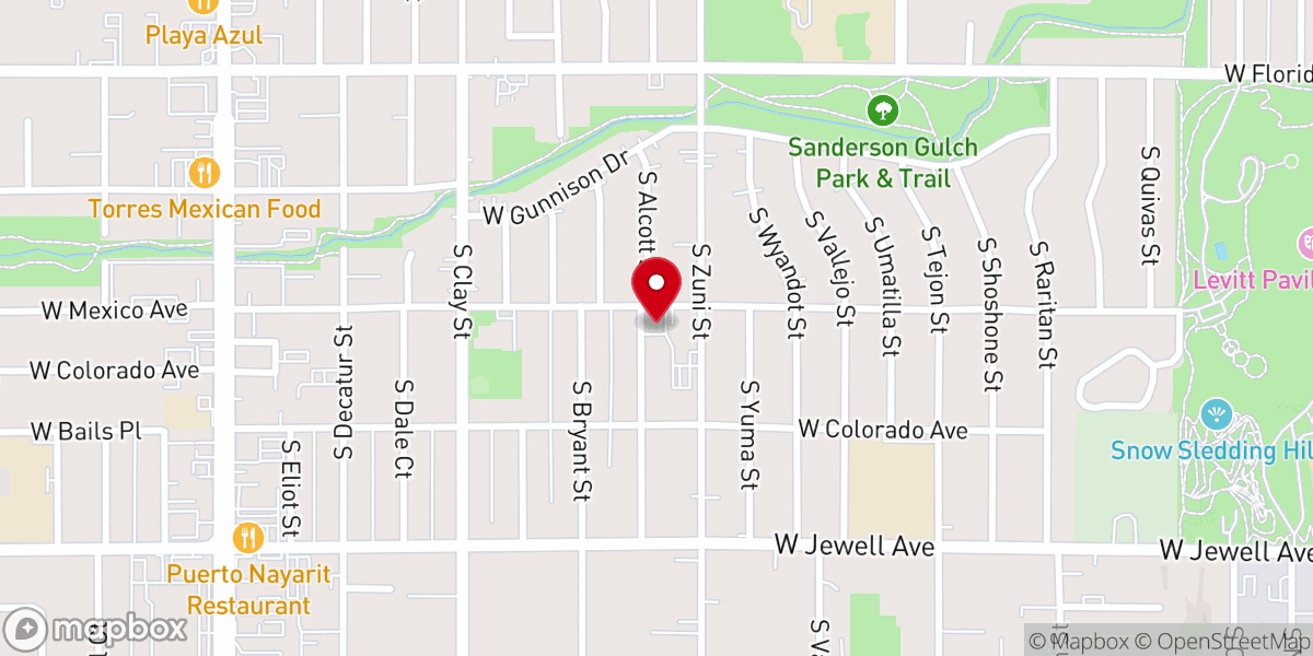 Map showing location of Garden Park Mennonite Brethren Church