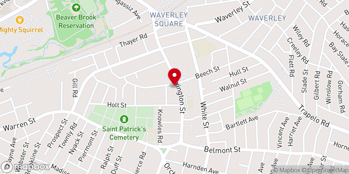 Map showing location of St Peter's
