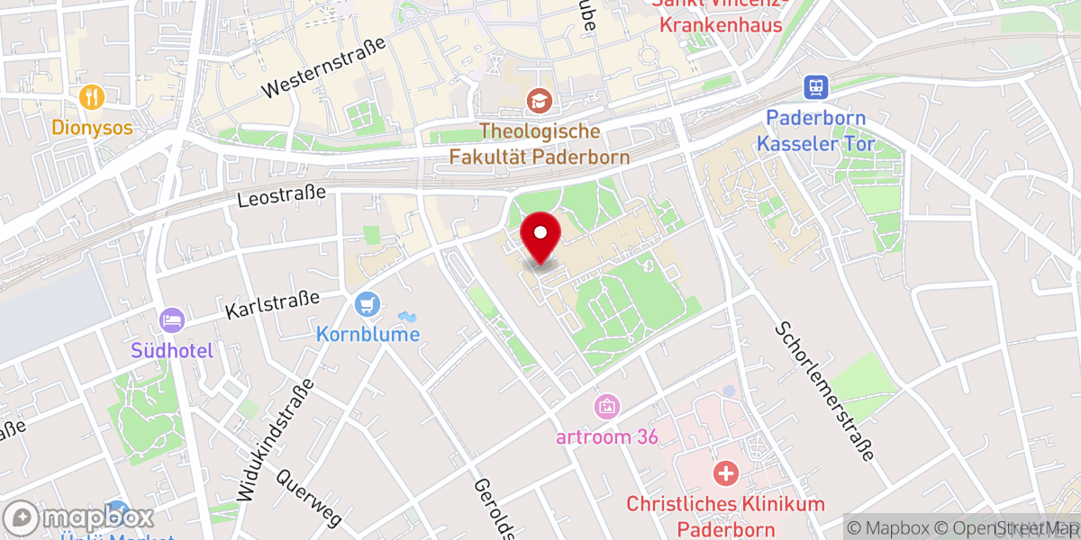 Map showing location of Katholische junge Gemeinde