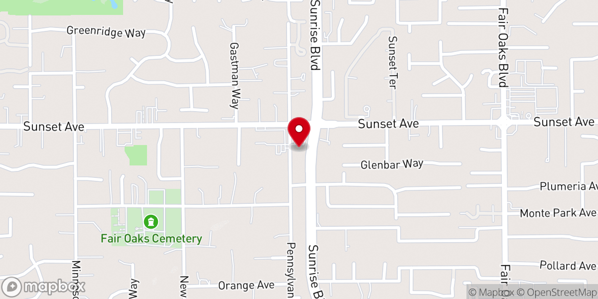 Map showing location of St. Mel Parish Center