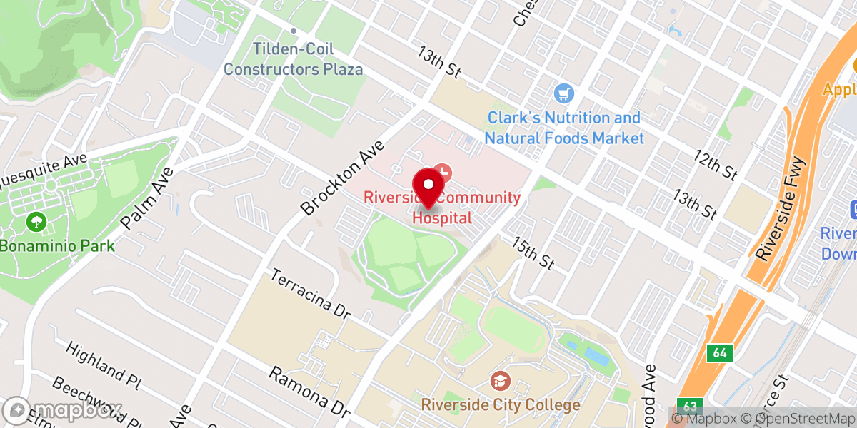 Map showing location of Christ's Chapel Anglican Church