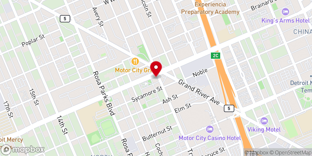 Map showing location of Soul Seekers Outreach Ministry