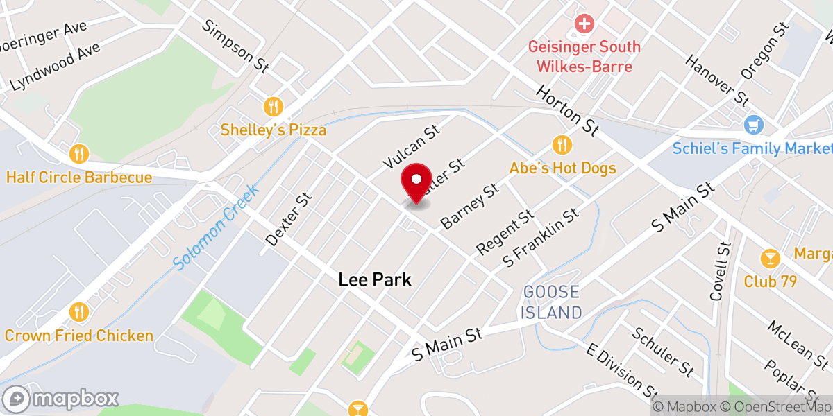 Map showing location of ST ALOYSIUS PADDEN HALL