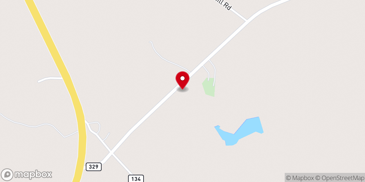 Map showing location of Lofton AME Church