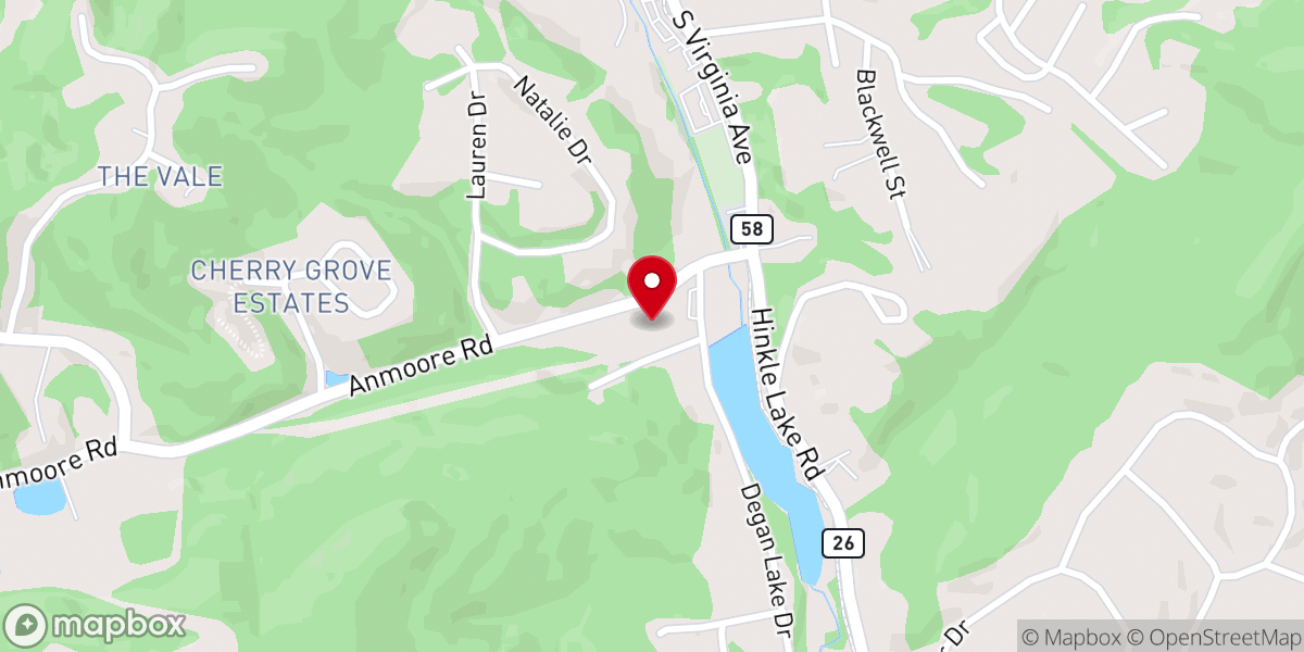 Map showing location of Fellowship Bible Church