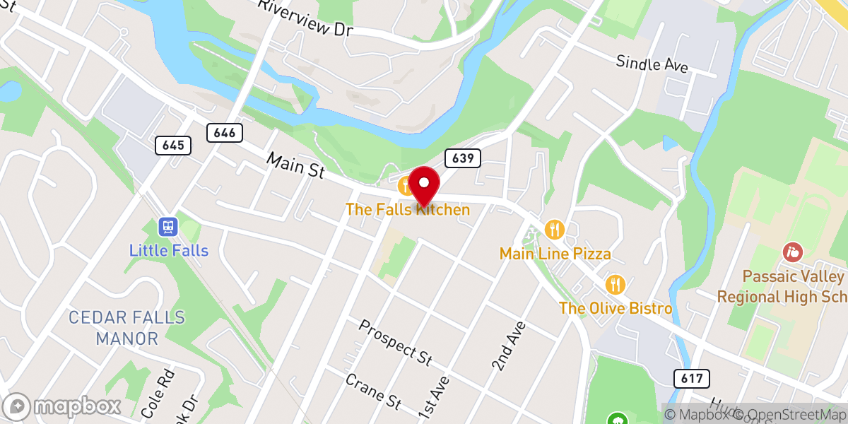 Map showing location of First Reformed Church
