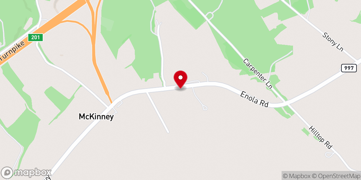 Map showing location of Hopewell United Methodist of McKinney