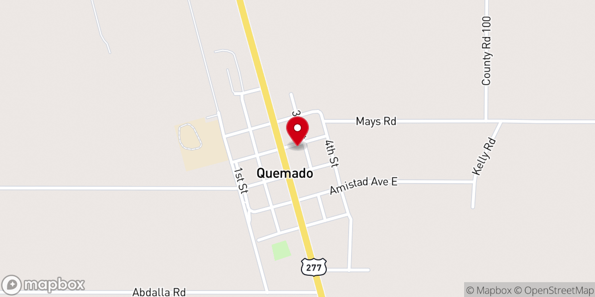 Map showing location of Iglesia de Cristo / Church of Christ