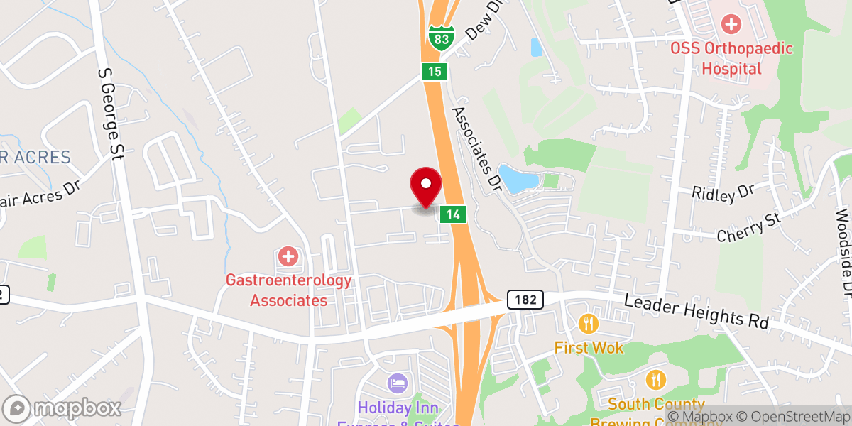 Map showing location of Eagle Ridge Biker Church
