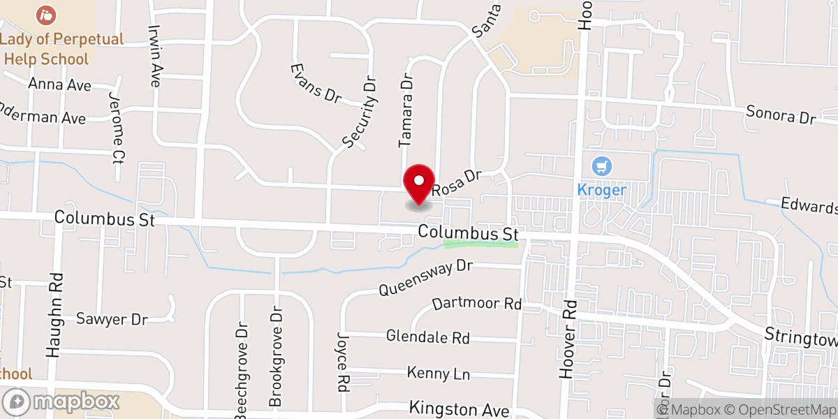 Map showing location of Purple Door Christian Childcare