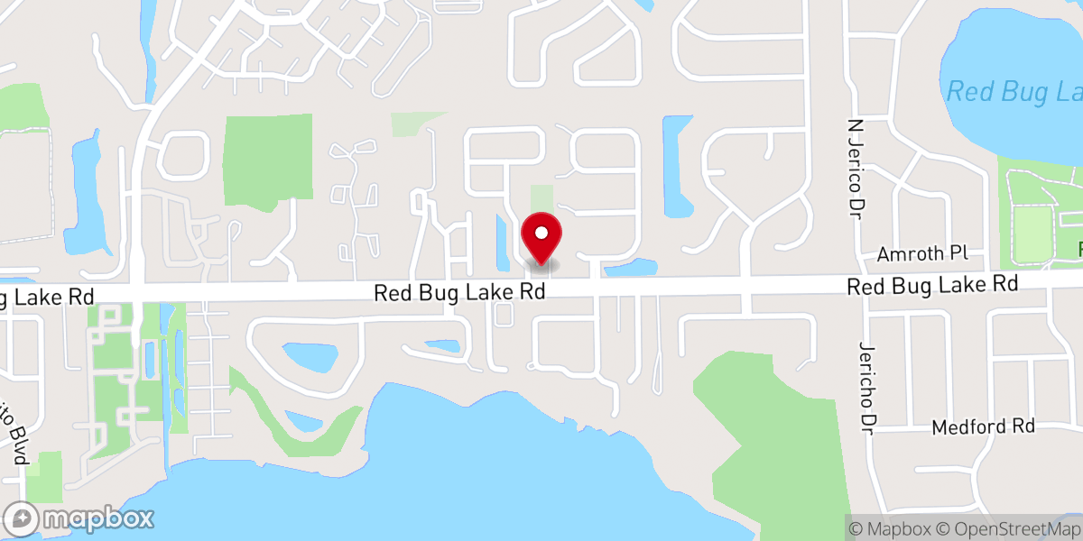 Map showing location of Liberty Christian Center