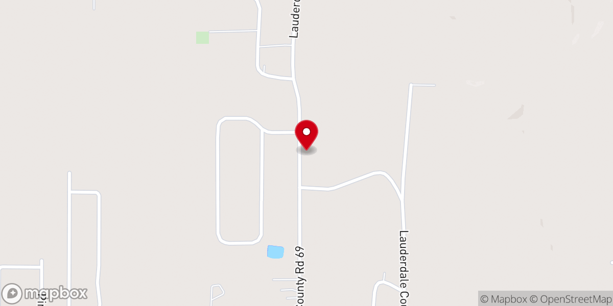 Map showing location of Bethel African Methodist Episcopal Church