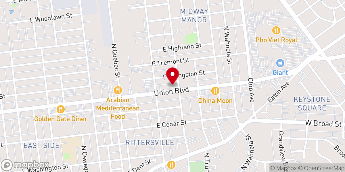 Map showing location of Citylight Bible Church