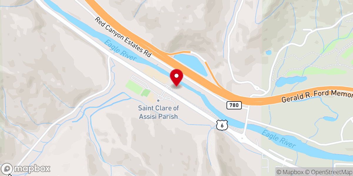 Map showing location of Calvary Christian Fellowship