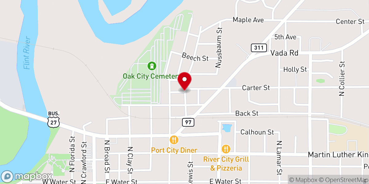 Map showing location of Rejoice Ministry