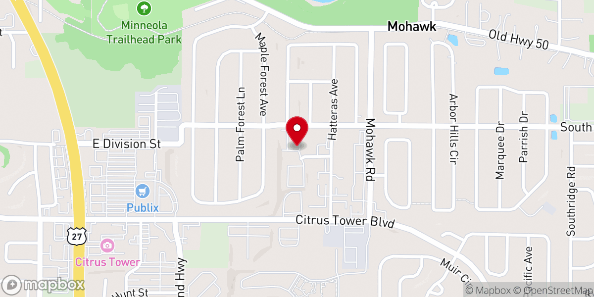 Map showing location of Our Lady of Perpetual Help