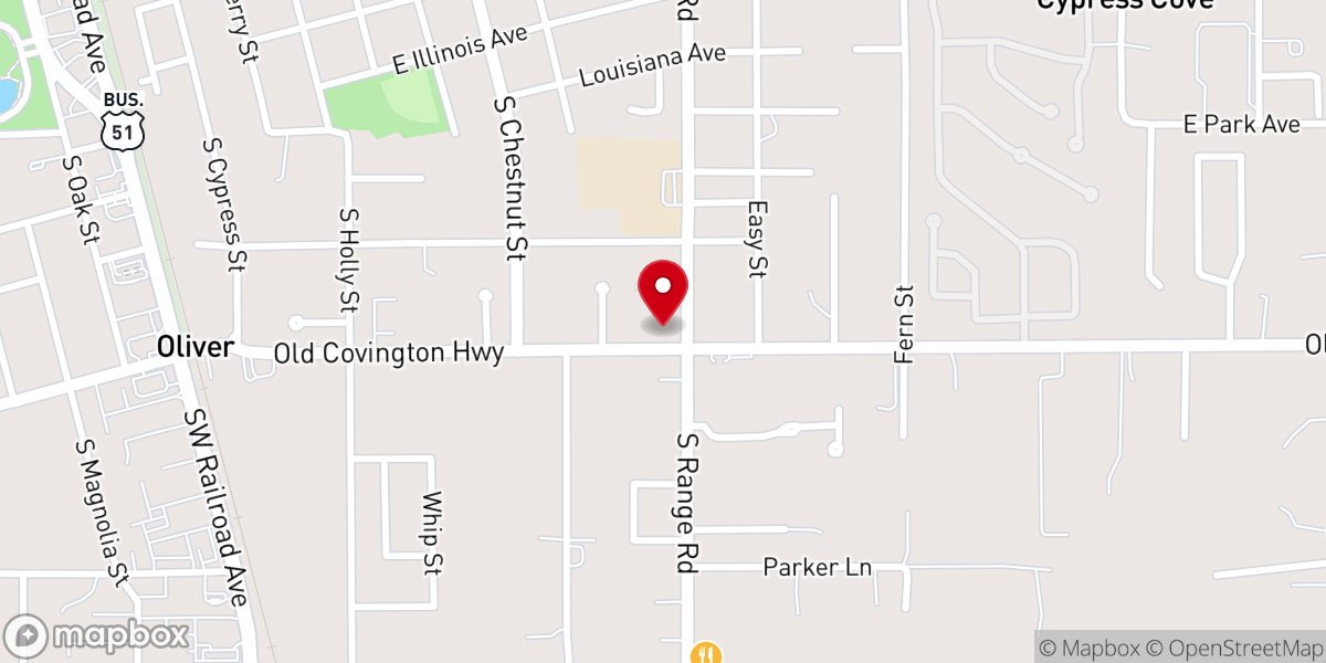 Map showing location of Saint James African Methodist Episcopal Church
