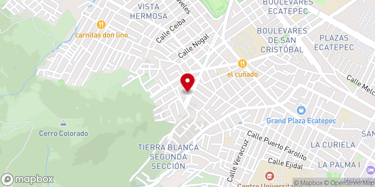 Map showing location of Parroquia Santo Cura De Ars