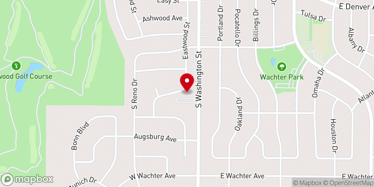 Map showing location of House of Prayer ELCA