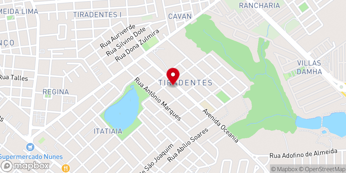 Map showing location of Igreja Evangélica Verbo da Vida - Tiradentes