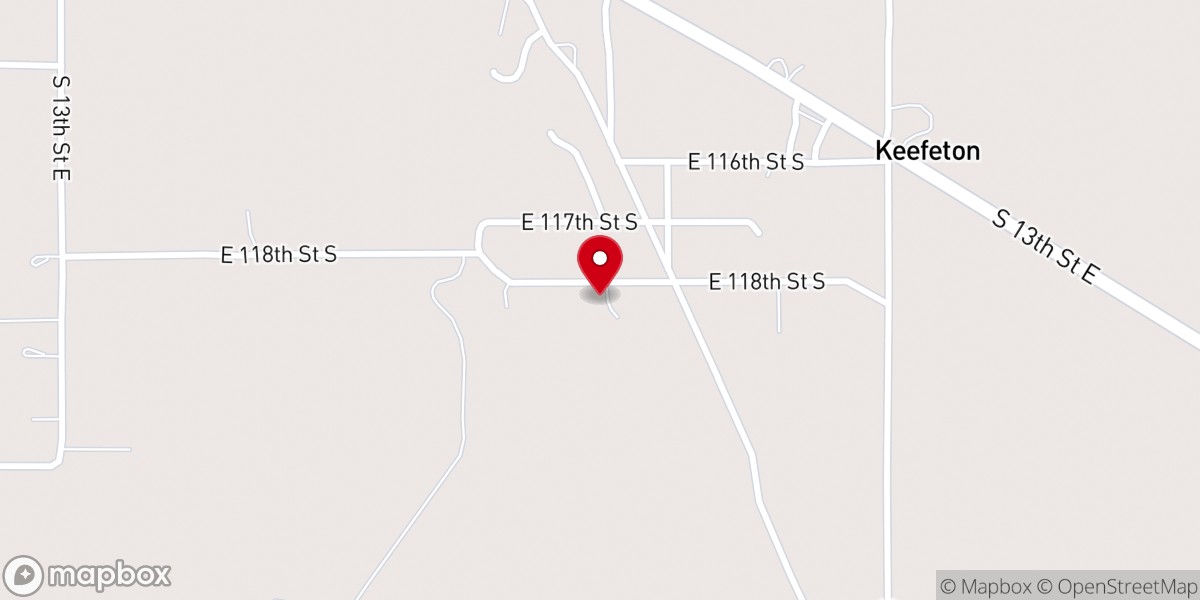 Map showing location of Boynton Assembly of God