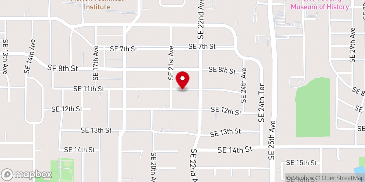 Map showing location of Liberty Temple Christian Mission Apostolic Church