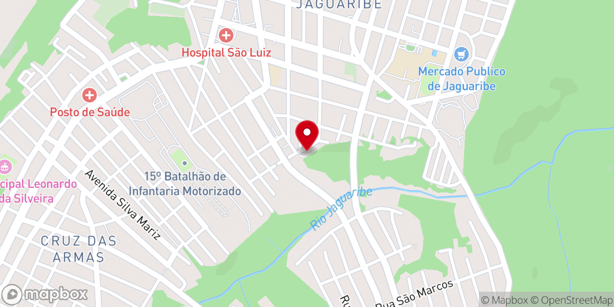 Map showing location of Fé Perfeita - Tabernáculo