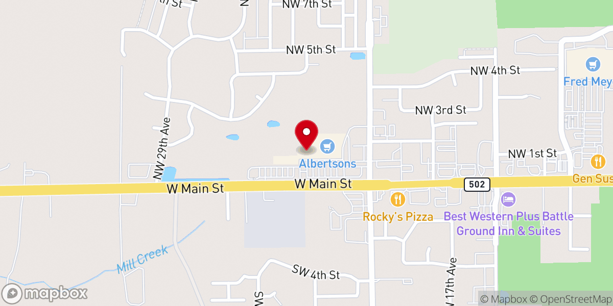 Map showing location of Gethsemane Ministries