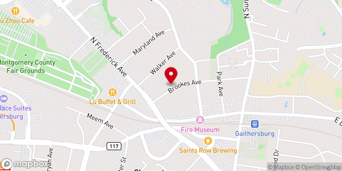 Map showing location of Iglesia Pentecostal Fuente de Amor