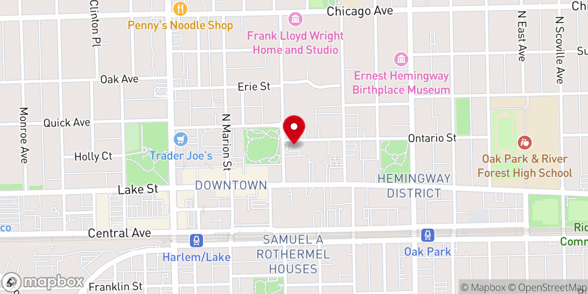 Map showing location of Chicago International Christian Church - Adonai Super Region