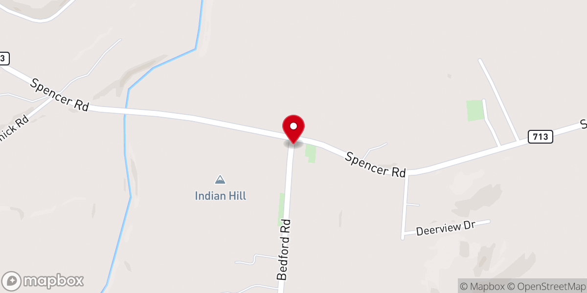 Map showing location of Antioch Christian Church