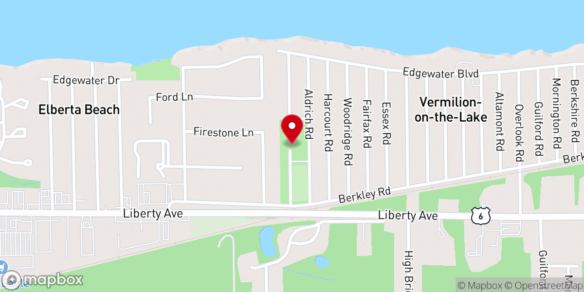 Map showing location of Trinity Gospel Church
