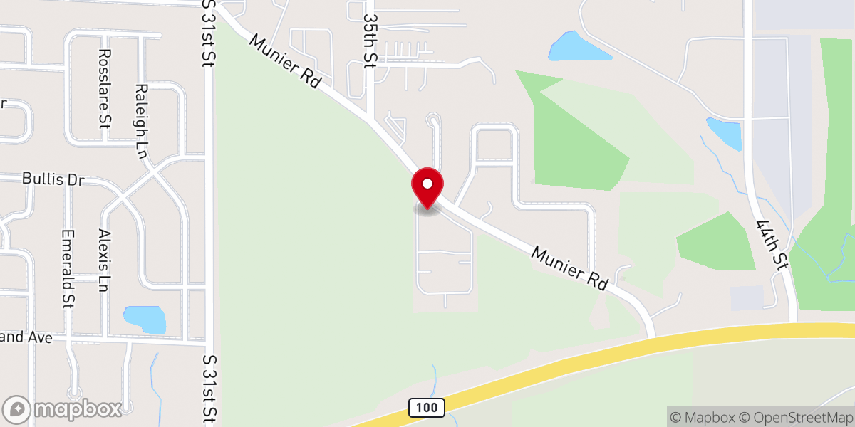 Map showing location of Chapel Ridge of Marion