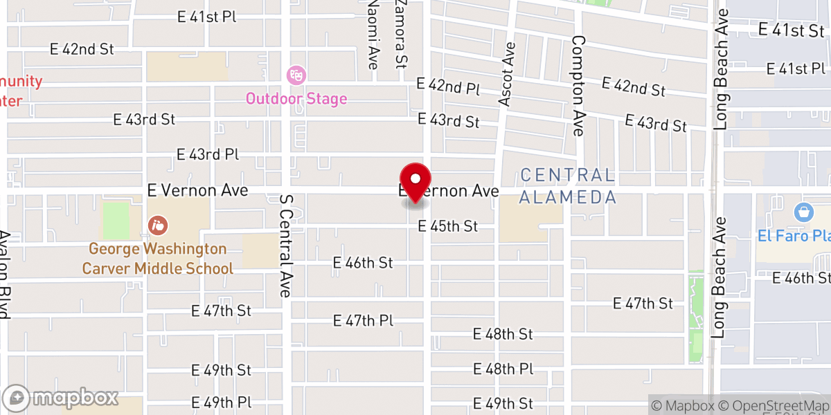 Map showing location of Union Hill Baptist Church
