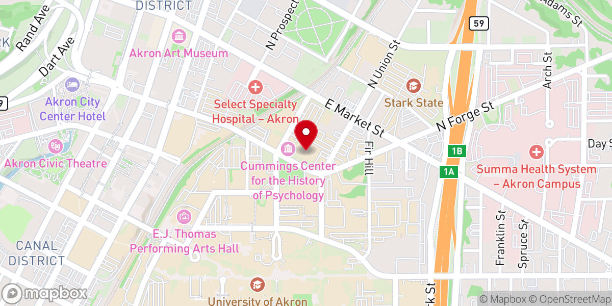 Map showing location of Aurora United Methodist Church