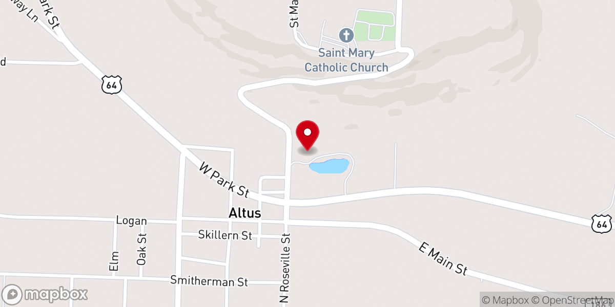 Map showing location of Post Winery, Inc
