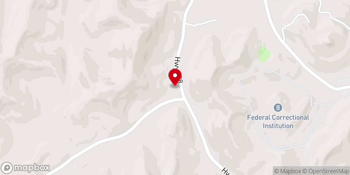 Map showing location of Greenbriar Presbyterian Church
