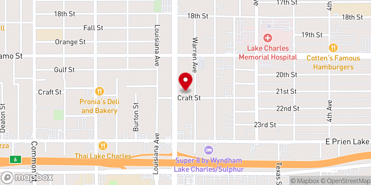 Map showing location of Irma Robin Ministries