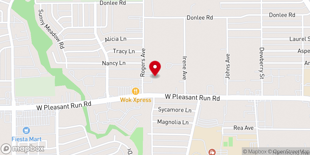 Map showing location of Refreshing Springs COGIC
