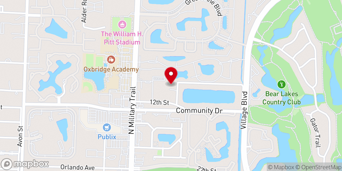 Map showing location of Christ Evangelical Baptist Church