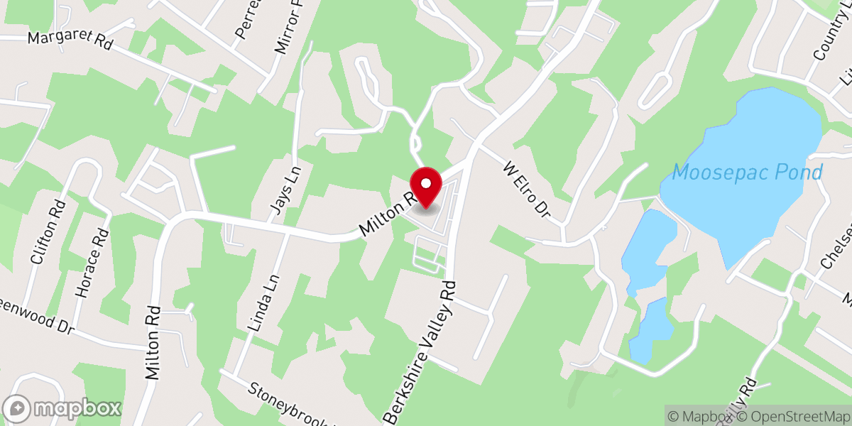 Map showing location of St John Vianney Church