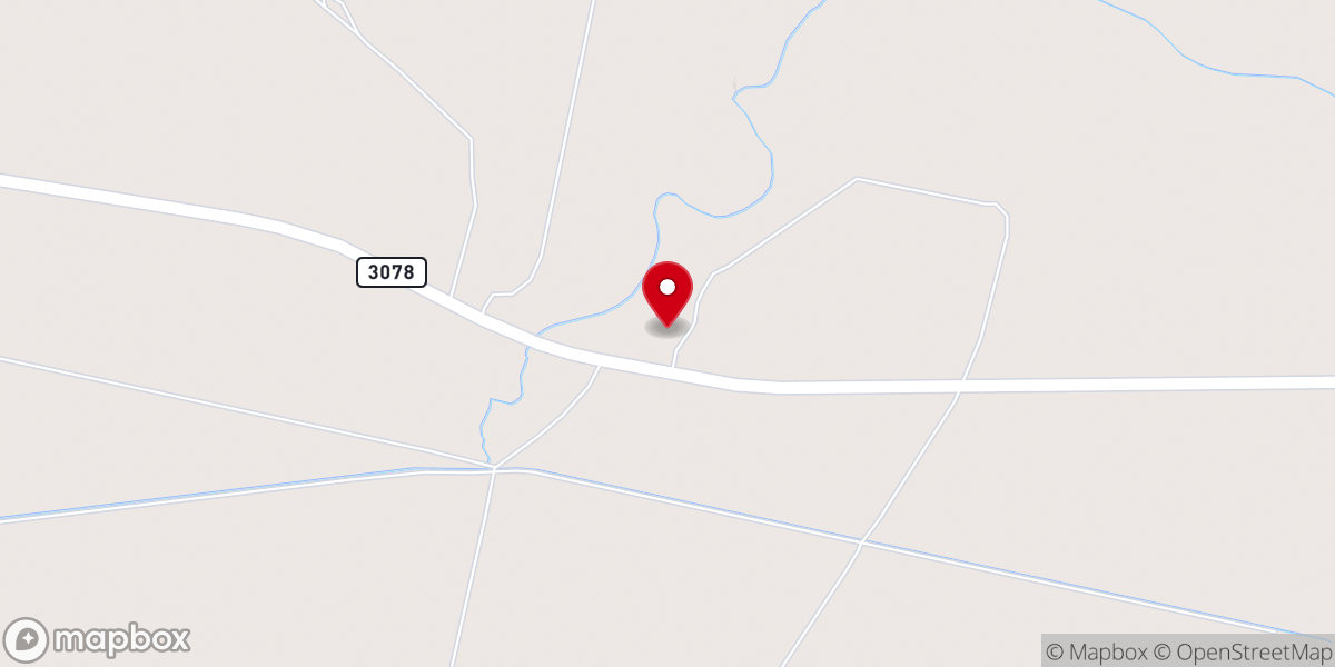Map showing location of Calera Chapel