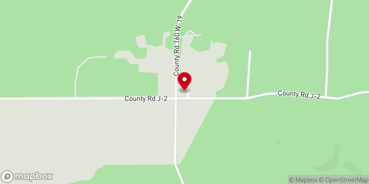 Map showing location of Twin Pines Pentecostal Church
